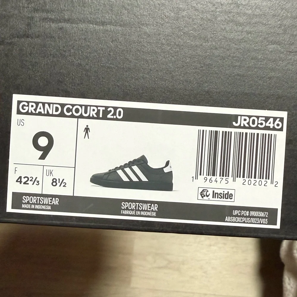 Adidas Black Sneakers with White Stripes